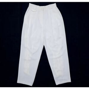 Vintage 90s Patricia Jones USA Pleated White Pants Womens 10